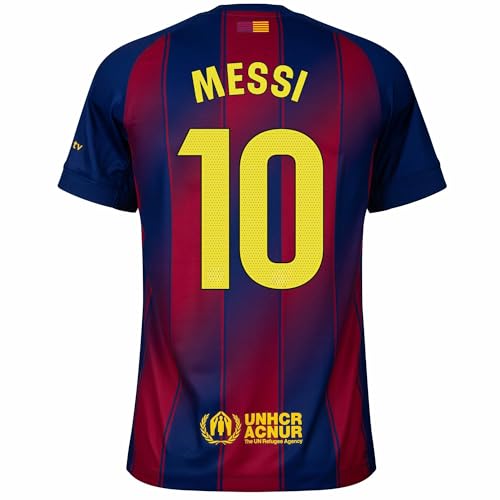 Barcelona Jersey – Number 10 Football Shirt | Blaugrana Colors, Breathable Fabric, Men’s & Youth Soccer Fan Apparel (X-Large) Blue/Red