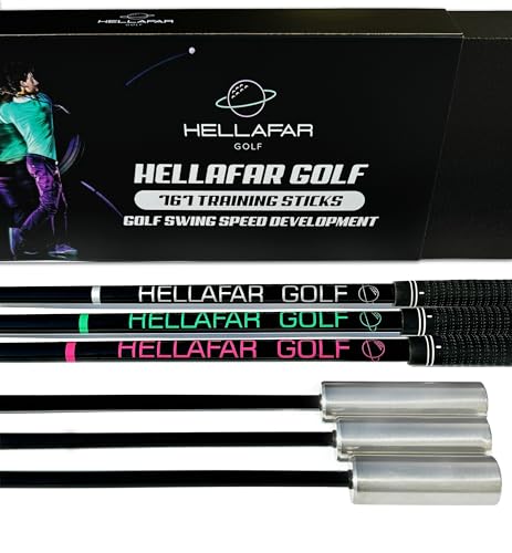 Hellafar Golf Golf Swing Speed Training Sticks