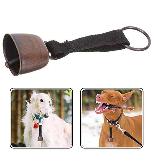 Didiseaon Waistband Hiking Hanging Bell Loud Bear Bells With Leather Keychain For Survival, Warning Outdoor Sports Pet Bell #TOP2