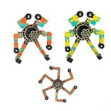 Sensory Fidget Spinners Toys 3 PCS Finger Hand Spinner Toy Spinning Top Focus Toy with Transformable