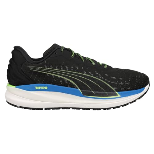 PUMA Mens Magnify Nitro Running Sneakers Shoes - Black