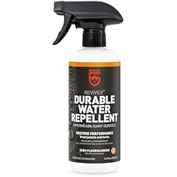 GEAR AID Revivex Durable Water Repellent (DWR) Spray for Restoring Waterproofing on Rainwear, Gore-TEX, Soft Shells, Waders, Tents, Ski, Paddle and Camping Gear, Various Sizes Available