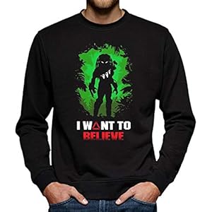 Predator I Want to Believe sweatshirt pullover heren