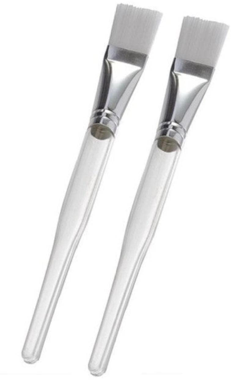 AIR BEAUTY 2 Pc Face Pack Brush With Soft Hair And Plastic Handle - Transparent-picture-23