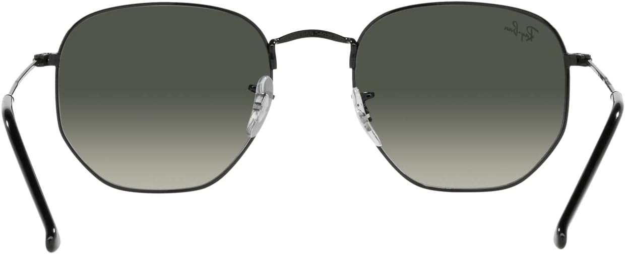 Óculos de Sol Ray-Ban Hexagonal 0RB3548 001/BH Tam 51 Óculos de Sol Ray-Ban Hexagonal 0RB3548 001/BH Tam 51