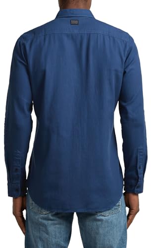 G-Star Men's Marine Slim Long Sleeve Shirt Blau (Rank Blue Gd D24963-D454-G084) L – Ansicht 2