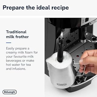 De'Longhi Magnifica S Machine a Café Grain ECAM22.110.B, Machine Expresso et Cappuccino, 1.8L, Noir [Exclusif Amazon]