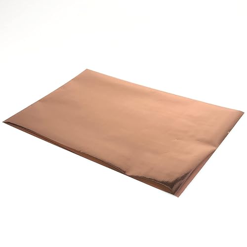 Miniatura 4 de 50 hojas de transferencia de aluminio para Cricut Joy Maker 3 2 1/Cricut Explore 3 2/Air 2 3/Cameo (no requiere calefacción) DIY Rese Gold Ruby