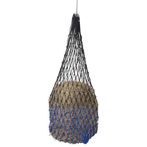 Tough 1 Rede de feno de dois tons Slow Feed azul royal/preto