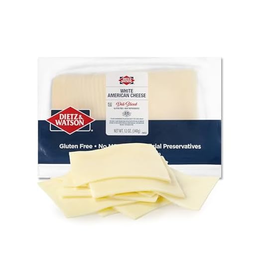 Dietz & Watson Deli-Sliced White American Cheese, 12 oz