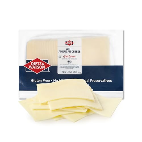 Dietz & Watson Deli-Sliced White American Cheese, 12 oz