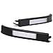 For Ford F-150 Chrome Housing Towing Side Mirror Turn Signal Light (White LED)