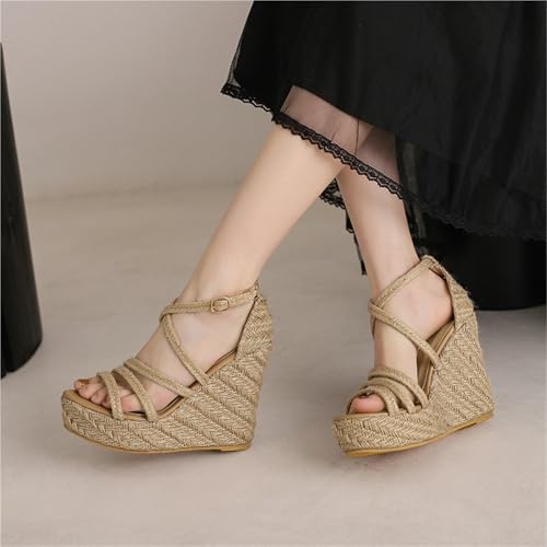 Platform Sandals Style Women Summer Edition Slope Heel Sandals2