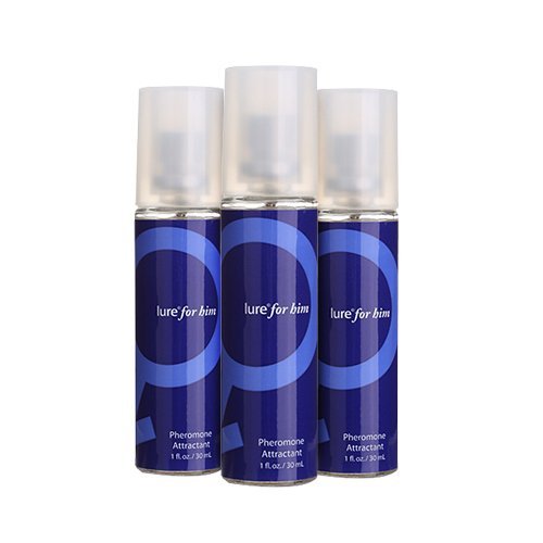 Lure Pheromone Perfume Cologne for Men Spray Pack of 3 (Attract Women) (1 fl. oz 29.5 mL) bottle