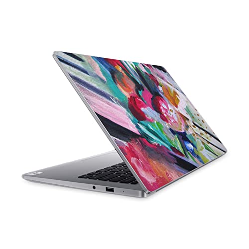 Protéger coque rayée Mi Notebook 14 2020 via autocollant vinyle floral Mai Autumn