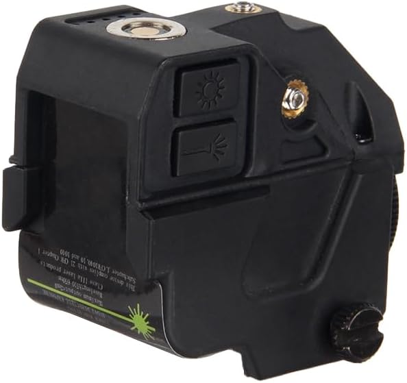 Compact Flashlight & Green Laser Sight Tactical Rechargeable Scope with 20mm Mount for Hunting