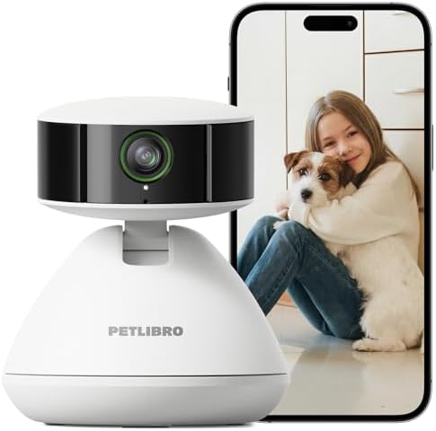 PETLIBRO 90-Day AI Trial Pet Camera Indoor with Phone App, 360° P...