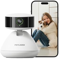 1 of PETLIBRO 90-Day AI Trial Pet Camera Indoor with Phone App, 360° Pan Tilt Dog Camera&Cat Cameras, Indoor Camera WiFi Camera with AI Detection&Recognition, Home Cameras Indoor, Night Vision, 2-Way Audio