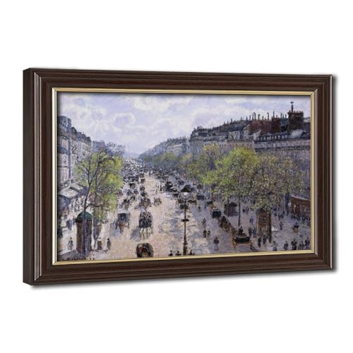 Impression sur toile Paris Camille Pissaro 20x30 cm décor mural bureau