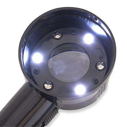Carson Pro Series Measureloupe 11.5X Led And Uv Lighted Focusable Eye Loupe Magnifier With Reticle Scale And Storage Case (Cp-45) #TOP6