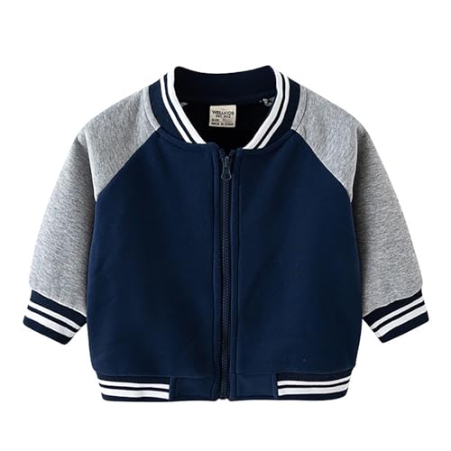 Light Jacket for Kids Autumn Winter Jacket Long Sleeve Zip Up Boys Coat Clothes Outwear Toddler Girl Winter