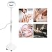 Produktbild Lupenleuchte, 16X Kosmetiklampe Beleuchtete Tischlupenleuchte Semi-Permanent Tattoo Beauty Lampe LED Verstellbarer Boden kaltes Licht Vergrößerungslampe Tattoo Tool