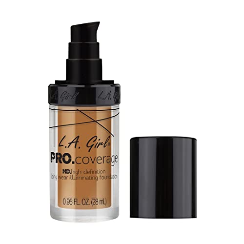 L.A. Girl Pro Coverage Liquid Foundation, GLM651 Bronze, 0.95 Fluid Ounce, 28 ml (Pack of 1) - Image 2