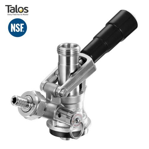 TalosKC KT86S-L S System Keg Coupler, Silver