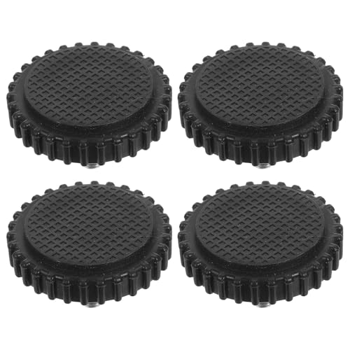 BUGUUYO 4Pcs Adjustable Non-Slip Stainless Steel Replacement Scale Feet M10 Thread 300-600Kg Electronic Scale Support Legs for Industrial and Kitchen Weighing
