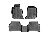 Weathertech Custom Fit FloorLiners for Mercedes CLS-Class, CLS Coupe, AMG CLS 53 Coupe - 1st & 2nd Row (441494-1-2), Black