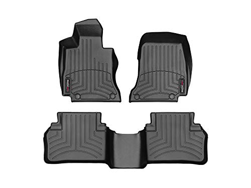 Weathertech Custom Fit FloorLiners for Mercedes CLS-Class, CLS Coupe, AMG CLS 53 Coupe - 1st & 2nd Row (441494-1-2), Black