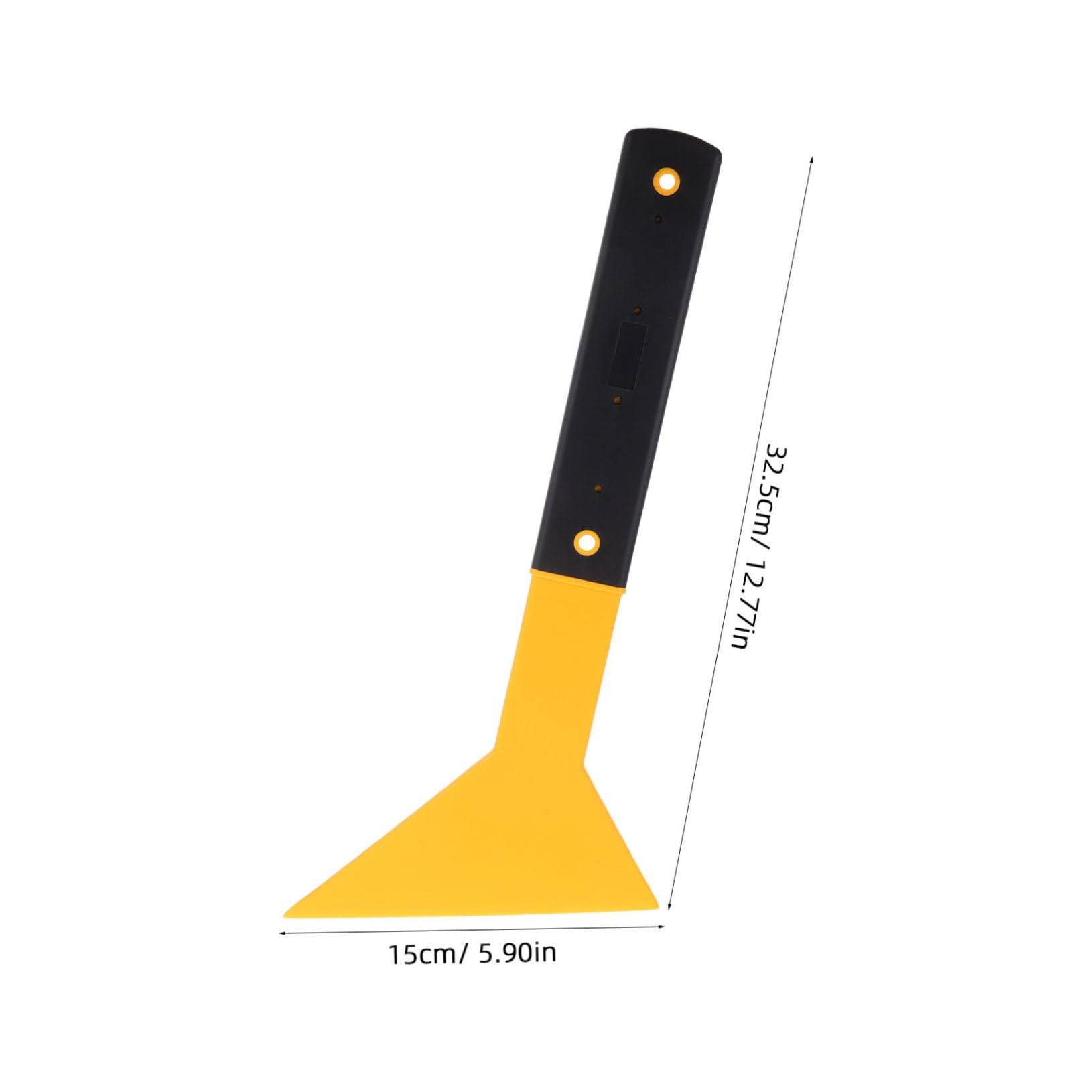 Mikikit 2Pcs Auto Film Scraper Durable Car Film Wrapping Squeegee for Bubble Removal Comfortable Long Handle Design for Efficient Wallpaper Smoothing