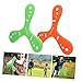 BESPORTBLE 2pcs Boy Girl Soft Flying Boomerangs Triangle for Colors for Group Activities and Parent-boy Girl Bonding