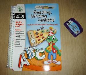 leapfrog leappad READING WRITING AND MATHS [book + cartridge ...