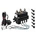 Winch Remote Contactor Control Solenoid Relay 12V 250A Twin Wireless Remote Kit Compatible with Car Motorcycle Off Road Vehicles