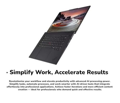 Image of New ThinkPad T1g Gen 8 Mobile Workstation Laptop 16 inch 3.2K (3200x2000) OLED TouchScreen Ultra 9 285H 64GB RAM 2TB SSD Gen5 GeForce RTX 5070 GDDR7 5MP RGB IR Cam Fingerprint Thunderbolt5 Dock Win 11 Pro