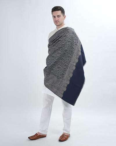 Image of Men's Kashmiri Wool Jamawar Shawl