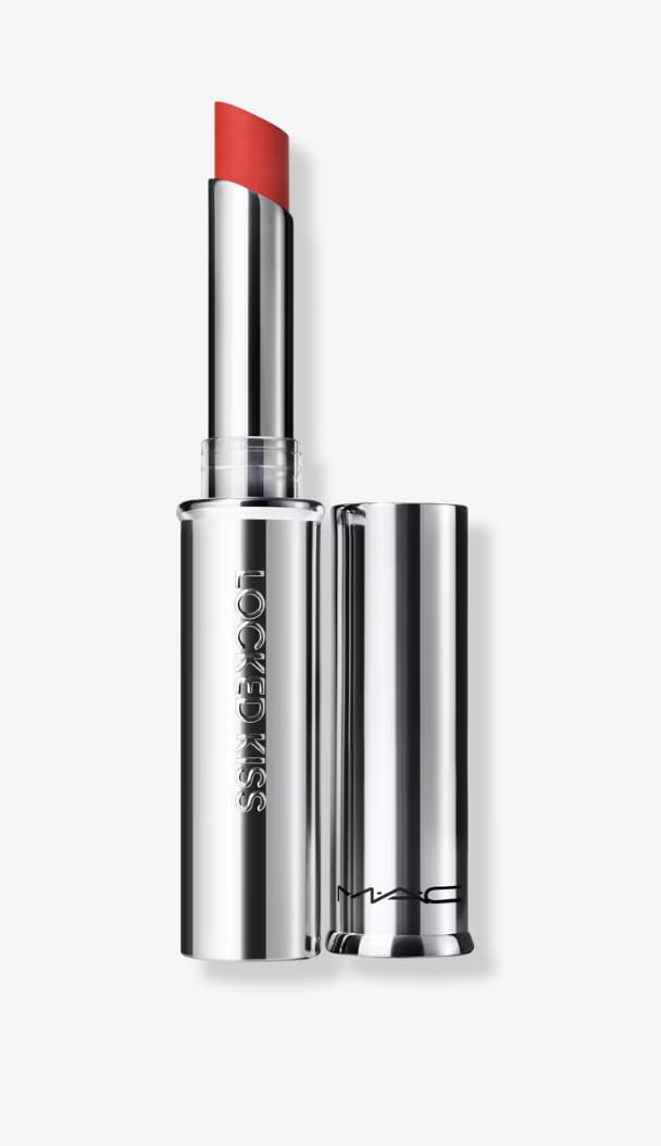 Amazon.com : MAC Locked Kiss 24 Hour Lipstick 81 Gutsy : Beauty