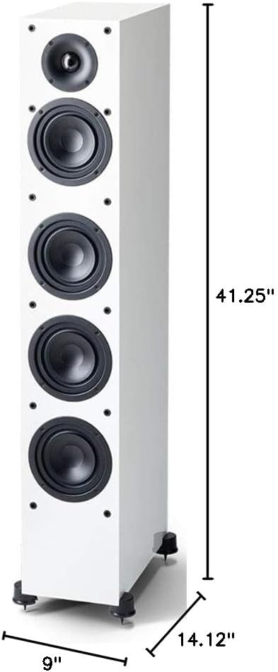 Paradigm Monitor SE 6000F Floor Standing Speaker in Gloss White (Single)