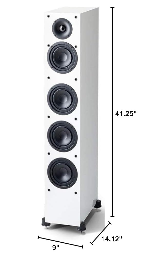 Paradigm Monitor SE 6000F Floor Standing Speaker in Gloss White (Single)