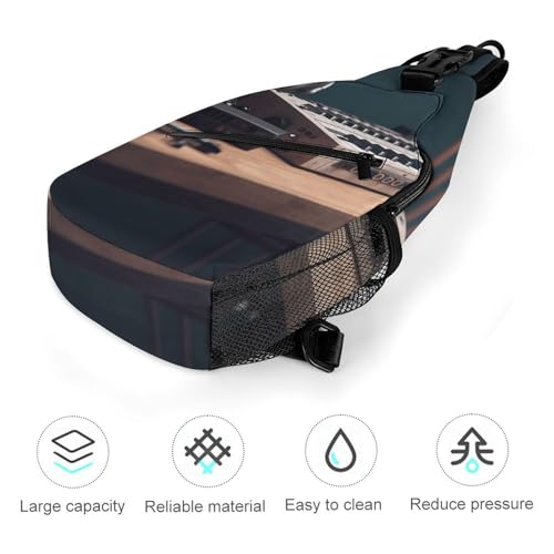 Bolso bandolera cruzado para hombre y mujer miniatura 5