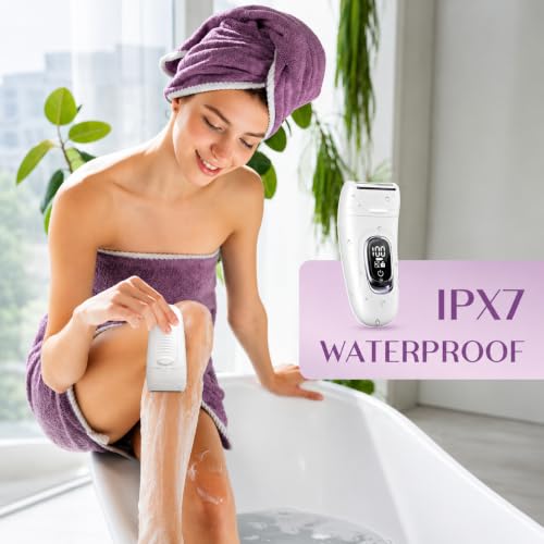 Image of 8 in 1 Ultimate Grooming & Self Care Kit for Women with Callus Remover, Epilator, Shaver, Trimmer, Cleaning Brush, Massager Rechargeable Grooming Kit for All Skin Types