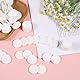 100 Stück Diffusor Nachfüllpads, 25mm Rund Diffusorpads für Ätherische Öle Mini Mikrofaser-Parfüm-Diffusorpad, Geruchslose Pads für Luftbefeuchter, Luftreiniger, Zuhause, Auto (Weiß)