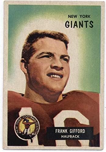 1955 Bowman #7 Frank Gifford New York Giants NFL Football Card NM Near Mint