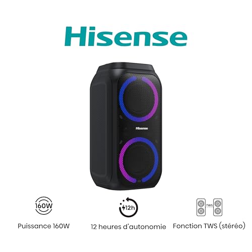 Enceinte nomade HISENSE Bluetooth Max - vue 4