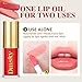 Dmsky Hydrating Lip Gloss Set 6 Pack, Tinted Lip Oil For A High-shine Finish, Nourishing Lip Plumper Gloss with Vitamin E, Non-Sticky and Vegan Color Lip Glow Oil