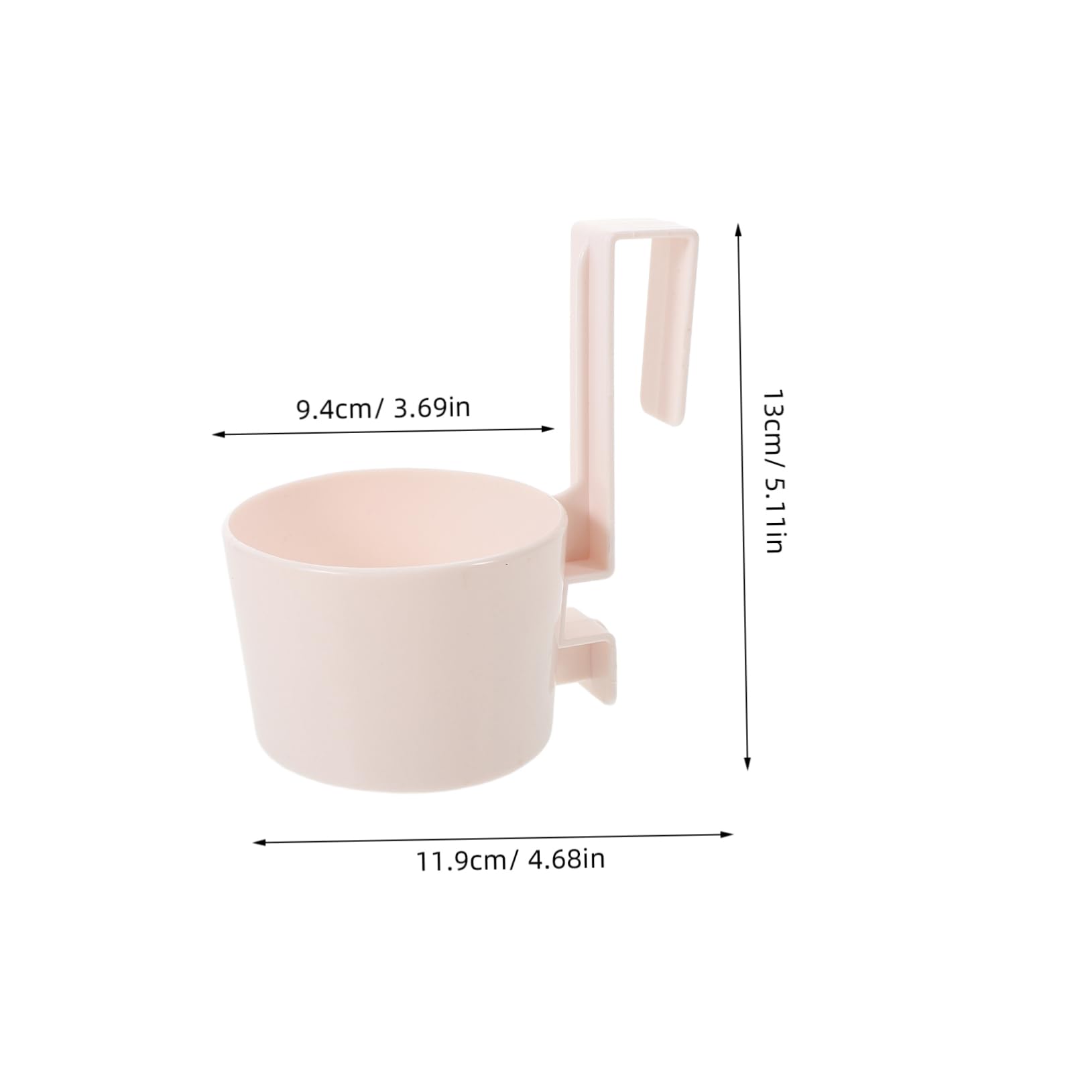 Cabilock Hair Dryer Stand Wall-Mounted Storage Rack Abs Material No Drill Installation Bathroom Organizer Hair Tool Holder Stylish