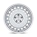 Rotiform RC205 PMF 18x8.5 5x112 +45mm Silver Wheel Rim 18