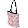 HEOEH Tote Bag for Women Large Shoulder Bag with Zipper and Pockets for College School Work Travel Shopping, (Cherry Hearts) #2