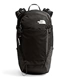 The North Face Basin 24 Liter Technical Daypack with Rain Cover - Unisex, Hiking Pole Attachment, Compression Straps, TNF Black/TNF Black-NPF, One Size